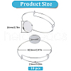 SUNNYCLUE Brass Expandable Bangle Makings KK-SC0003-72-2