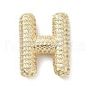 Rack Plating Brass Micro Pave Cubic Zirconia Pendants KK-Q790-01H-G-1