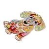 Animal Theme Double-sided Printed Acrylic Pendants OACR-L017-04D-2
