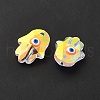 Evil Eye Glass Pendants G-P485-02A-3