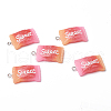 Resin Pendants RESI-TAC0002-19E-2