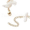 Natural Trochid Shell Beads Anklets AJEW-AN00618-4