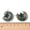 Natural Moss Agate Pendants G-Z086-01P-23-3