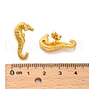 304 Stainless Steel Rhinestone Stud Earrings EJEW-P316-07G-2