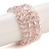 Electroplate Glass Beads Strands EGLA-D030-T4mm-B01-2