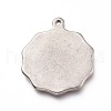 Non-Tarnish 201 Stainless Steel Pendants STAS-Z019-10P-2
