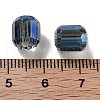 Electroplate Column Glass Beads EGLA-A043-02-FR02-3