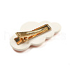 Cute Cloud Resin Alligator Hair Clips AJEW-U004-04D-2