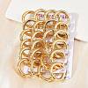 202 Stainless Steel Polishing Hoop Earrings EJEW-M106-02G-07-2