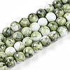 Baking Painted Glass Beads Strands X-DGLA-N003-10mm-C06-1