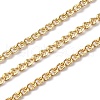 Brass Textured Oval Link Chains CHC-H113-20G-1