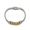 304 Stainless Steel Beads Bracelets FS-WG89CD2-01-3