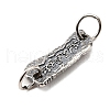 S925 Sterling Silver Connector Charms STER-Q006-03AS-2