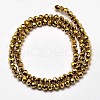 Faceted Round Full Plated Electroplate Glass Beads Strands EGLA-J130-FP02-2
