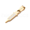 304 Stainless Steel Enamel Pendants STAS-P393-05G-2