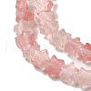 Cherry Quartz Glass Beads Strands G-G085-B08-01-3