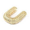Rack Plating Brass Micro Pave Cubic Zirconia Pendants KK-Q790-01U-G-2