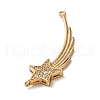Brass Micro Pave Cubic Zirconia Pendants KK-F865-13G-2