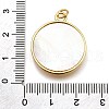 Rack Plating Brass Micro Pave Cubic Zirconia Pendants KK-K401-85G-3