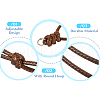 Eco-Friendly Korean Waxed Polyester Braided Adjustable Necklace Makings NJEW-TAC0015-01-16