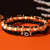 Halloween Theme 3Pcs 3 Styles Glass Beads Stretch Bracelet Set for Women Men TL8429-2