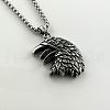 Cool Eagle Stainless Steel Pendant Necklace CE4495-5