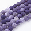 Natural Crackle Agate Beads Strands X-G-G055-10mm-8-1