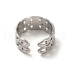 Non-Tarnish 201 Stainless Steel Finger Rings RJEW-H223-02P-09-4