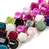 Natural Quartz Dyed Beads Strands G-U023-A02-06-2