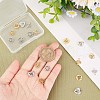CREATCABIN 20Pcs 10 Style 304 Stainless Steel Charms STAS-CN0001-07-3
