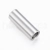 Smooth 304 Stainless Steel Magnetic Clasps with Glue-in Ends STAS-H402-21P-4mm-1