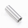Tarnish Resistant Smooth 304 Stainless Steel Magnetic Clasps with Glue-in Ends STAS-H402-21P-4mm-1