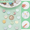   120Pcs 12 Colors Electroplate Transparent Glass Beads Strands EGLA-PH0001-39-4