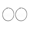 304 Stainless Steel Big Hoop Earrings EJEW-F105-02B-3