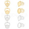 Unicraftale 304 Stainless Steel Cuff Ring Findings FIND-UN0003-47A-1
