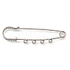 304 Stainless Steel Safety Pins Brooch Findings STAS-K252-11C-P-1