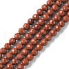 Natural Red Jasper Beads Strands G-F748-H01-02-1