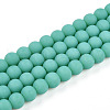Opaque Glass Beads Strands GLAA-T032-P6mm-MD12-1