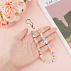 Resin Lanyard Wrist Strap Phone Star Charms Straps DIY-WH20003-12-3
