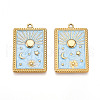 304 Stainless Steel Pendants STAS-N108-27A-G-1
