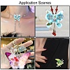 DIY Butterfly Charm Pendant Silicone Molds for DIY Earring Making DIY-YW0009-43-7