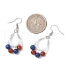 304 Stainless Steel Teardrop Dangle Earrings EJEW-MZ00462-02-3