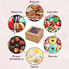 Square Paper Biscuit Boxes with Lace Edged Square Clear Window CON-TAC0001-12A-02-9