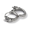 316 Surgical Stainless Steel Hoop Earrings EJEW-P274-13AS-2