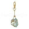 Moon Alloy Swivel Lobster Claw Clasps & Brass Cable Chains AJEW-JB01336-02-2