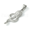 Non-Tarnish 304 Stainless Steel Pendants STAS-L275-01D-P-2