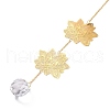 Faceted Glass Sun Catcher Pendant Decorations AJEW-A037-07G-2