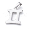 Non-Tarnish 304 Stainless Steel Pendants STAS-L210-06K-P-1
