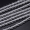 Round Natural Grade AA Quartz Crystal Beads Strands G-H1648-10mm-01N-AAA-1
