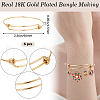 Beebeecraft Expandable 316 Surgical Stainless Steel Bangle Making STAS-BBC0003-28-2